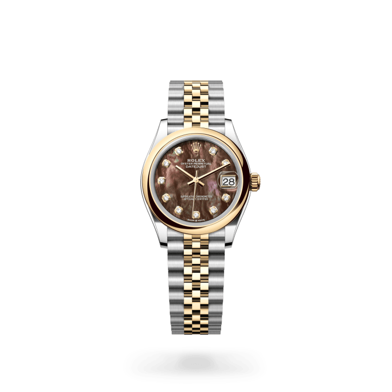 Rolex Datejust 31 Oyster, 31 mm, Oystersteel çelik ve sarı altın M278243-0024