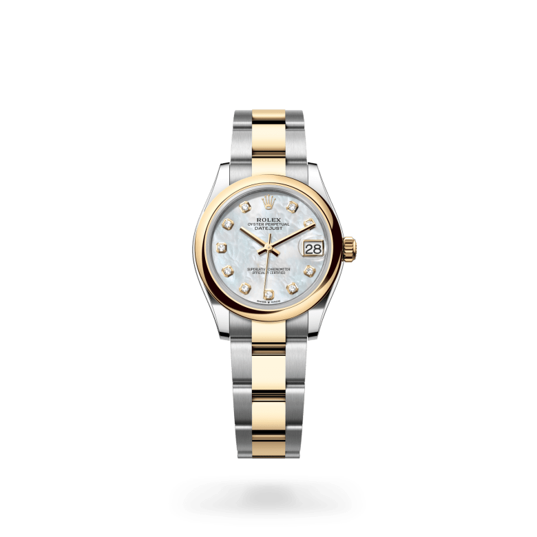 Rolex Datejust 31 Oyster, 31 mm, Oystersteel çelik ve sarı altın M278243-0027