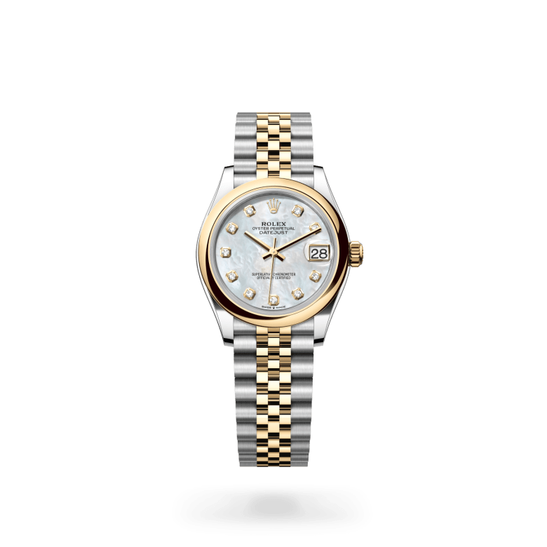 Rolex Datejust 31 Oyster, 31 mm, Oystersteel çelik ve sarı altın M278243-0028