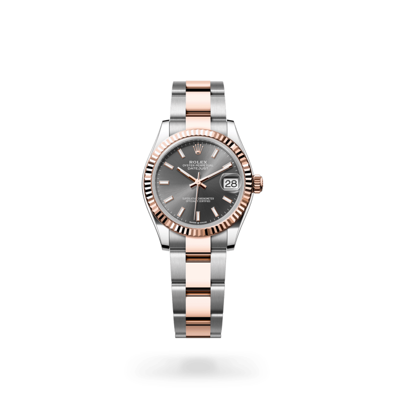 Rolex Datejust 31 Oyster, 31 mm, Oystersteel çelik ve Everose altın M278271-0017