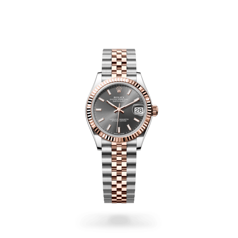 Rolex Datejust 31 Oyster, 31 mm, Oystersteel çelik ve Everose altın M278271-0018