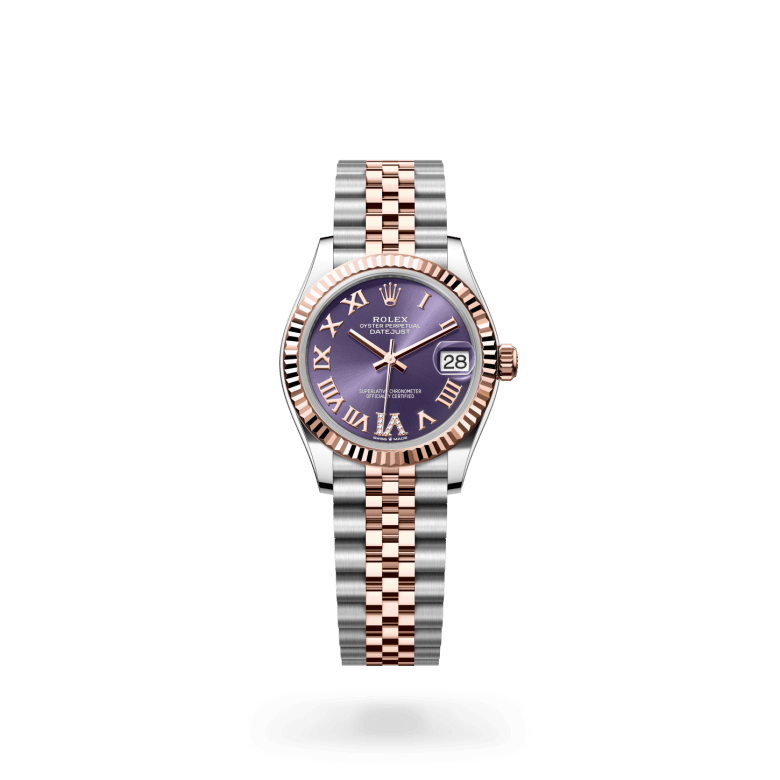 Rolex Datejust 31 Oyster, 31 mm, Oystersteel çelik ve Everose altın M278271-0020