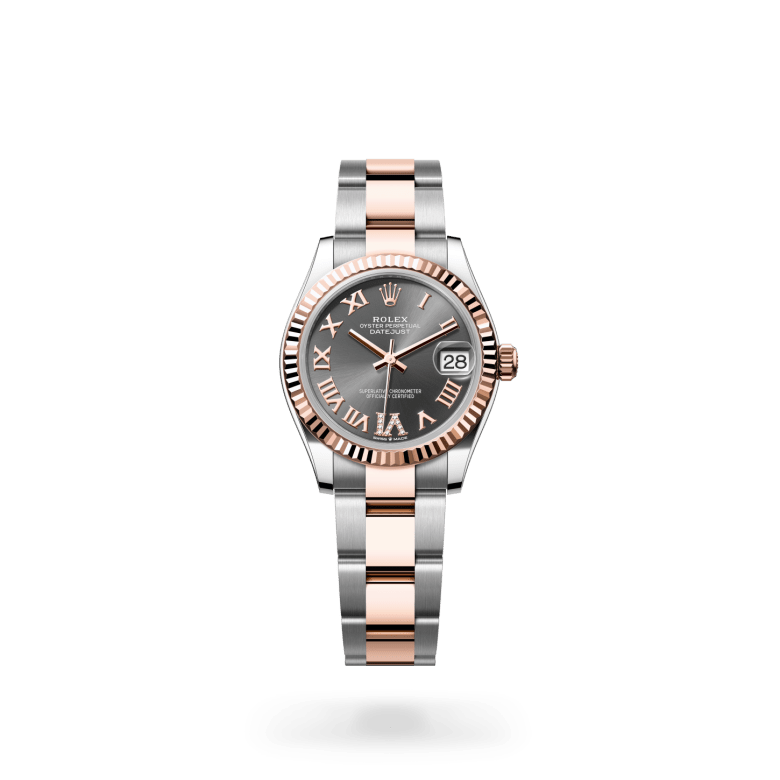 Rolex Datejust 31 Oyster, 31 mm, Oystersteel çelik ve Everose altın M278271-0029