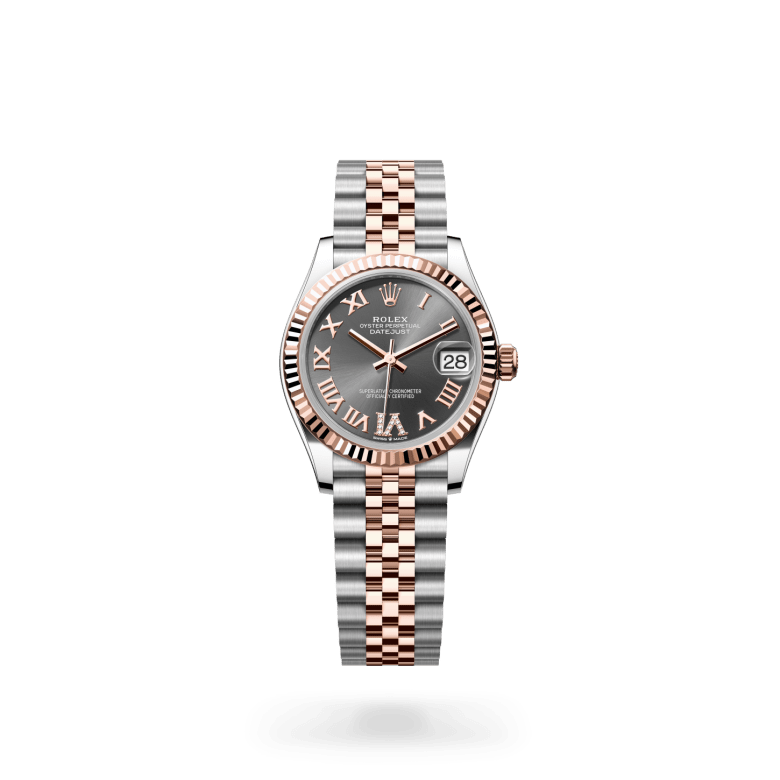 Rolex Datejust 31 Oyster, 31 mm, Oystersteel çelik ve Everose altın M278271-0030