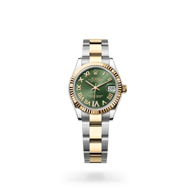 Rolex Datejust 31 Oyster, 31 mm, Oystersteel çelik ve sarı altın M278273-0015