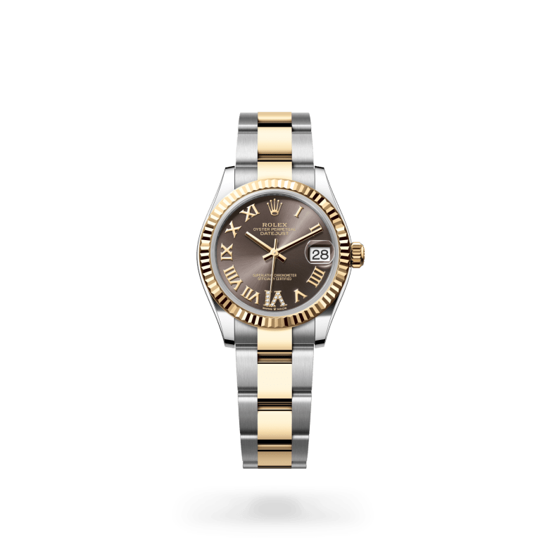 Rolex Datejust 31 Oyster, 31 mm, Oystersteel çelik ve sarı altın M278273-0017