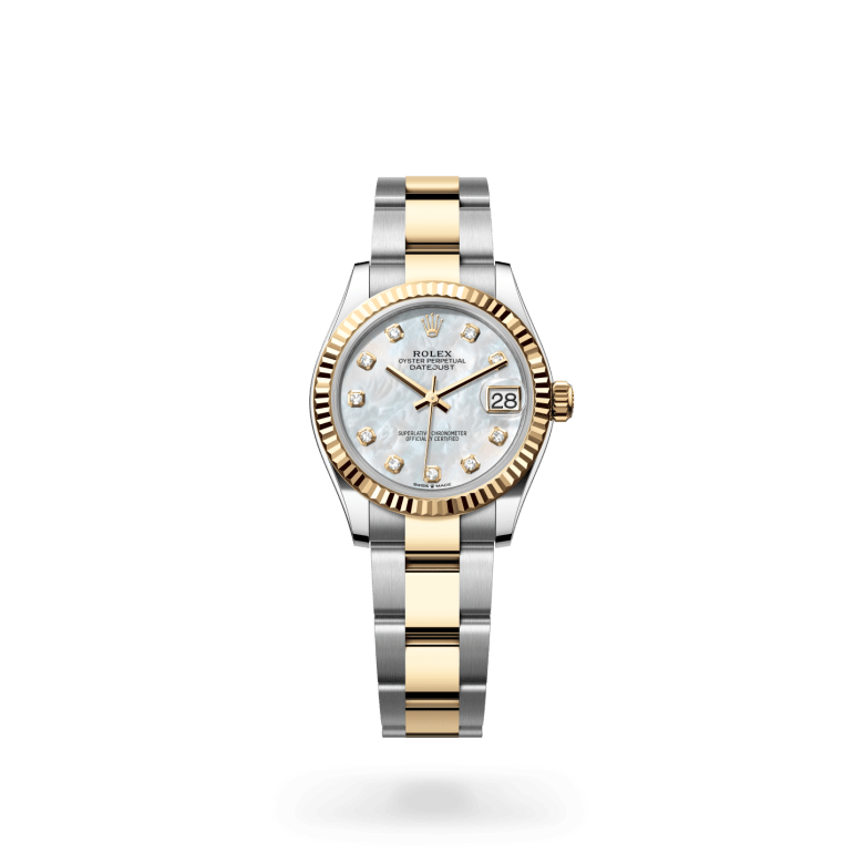 Rolex Datejust 31 Oyster, 31 mm, Oystersteel çelik ve sarı altın M278273-0027
