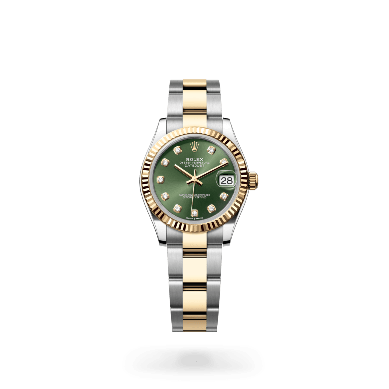 Rolex Datejust 31 Oyster, 31 mm, Oystersteel çelik ve sarı altın M278273-0029