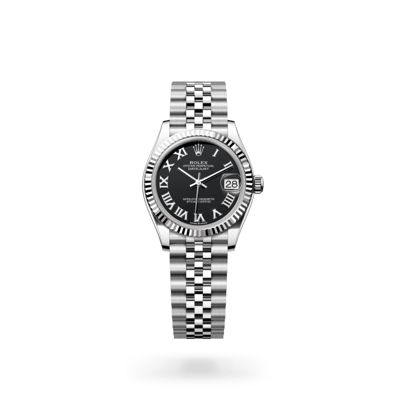 Rolex Datejust 31 Oyster, 31 mm, Oystersteel çelik ve beyaz altın M278274-0002