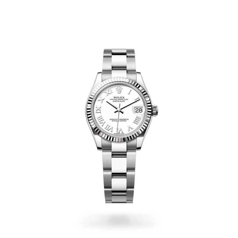Rolex Datejust 31 Oyster, 31 mm, Oystersteel çelik ve beyaz altın M278274-0009