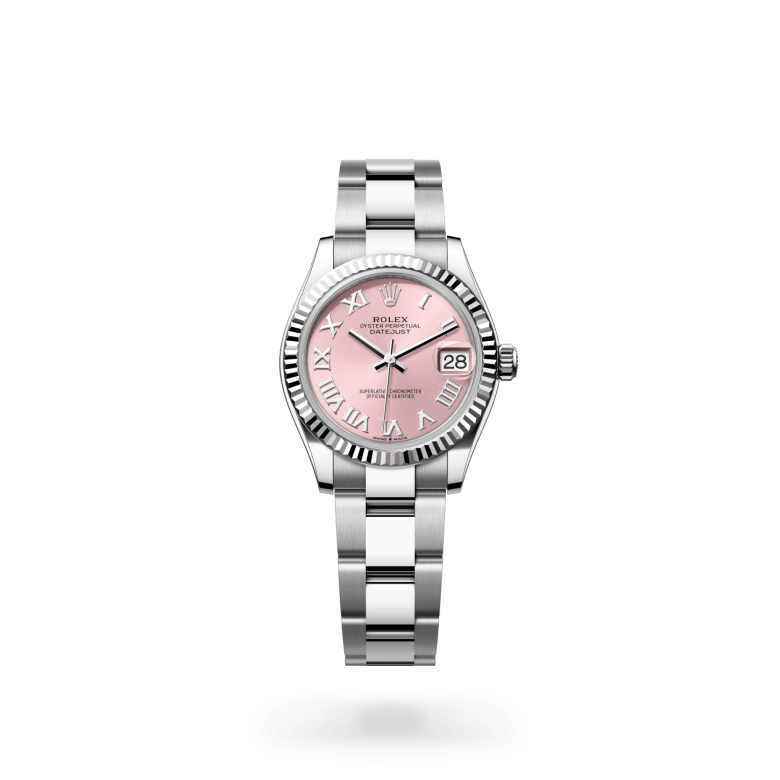 Rolex Datejust 31 Oyster, 31 mm, Oystersteel çelik ve beyaz altın M278274-0019