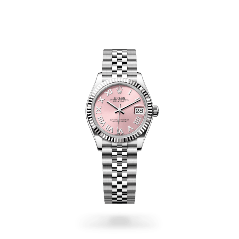 Rolex Datejust 31 Oyster, 31 mm, Oystersteel çelik ve beyaz altın M278274-0020