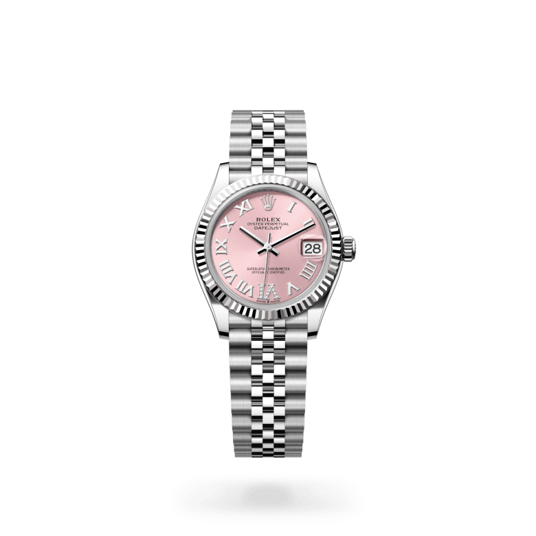 Rolex Datejust 31 Oyster, 31 mm, Oystersteel çelik ve beyaz altın M278274-0024