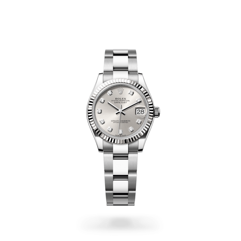 Rolex Datejust 31 Oyster, 31 mm, Oystersteel çelik ve beyaz altın M278274-0029