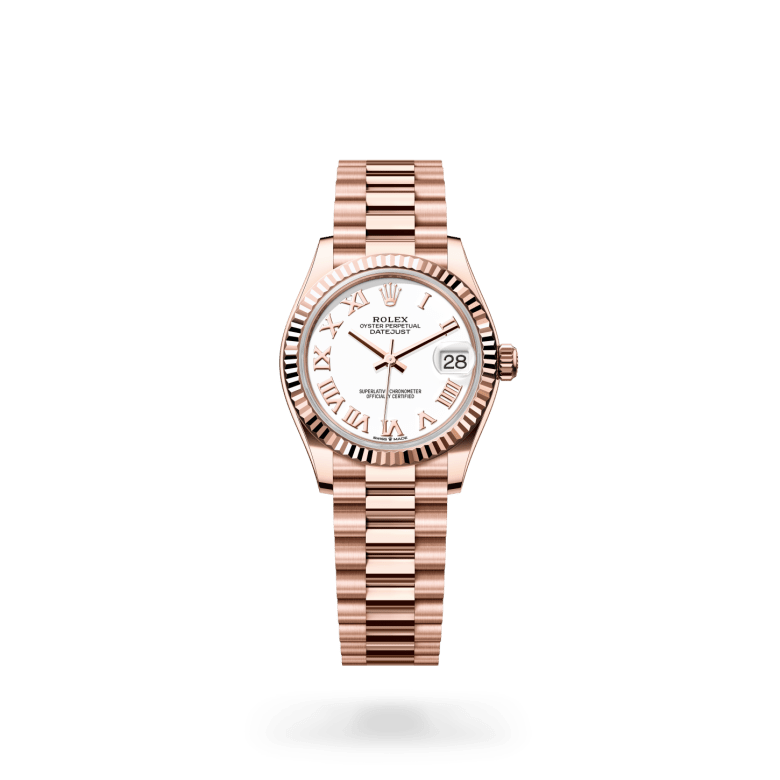 Rolex Datejust 31 Oyster, 31 mm, Everose altın M278275-0019