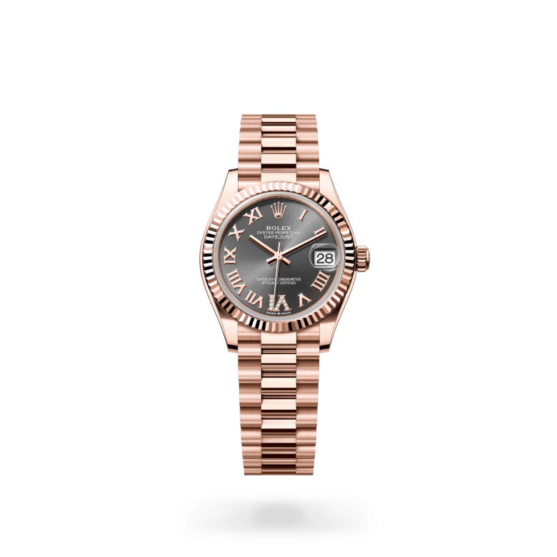 Rolex Datejust 31 Oyster, 31 mm, Everose altın M278275-0033