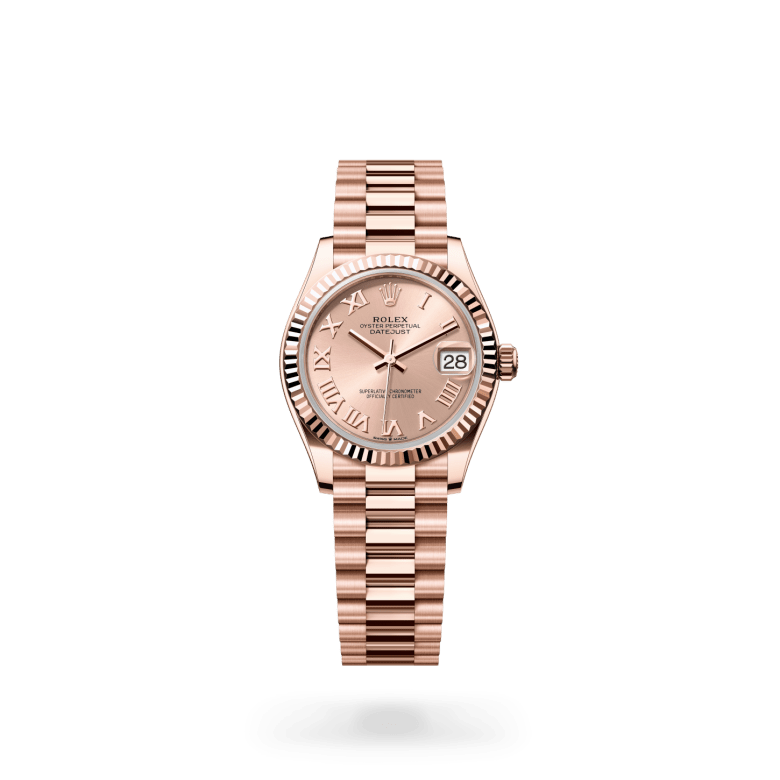 Rolex Datejust 31 Oyster, 31 mm, Everose altın M278275-0035
