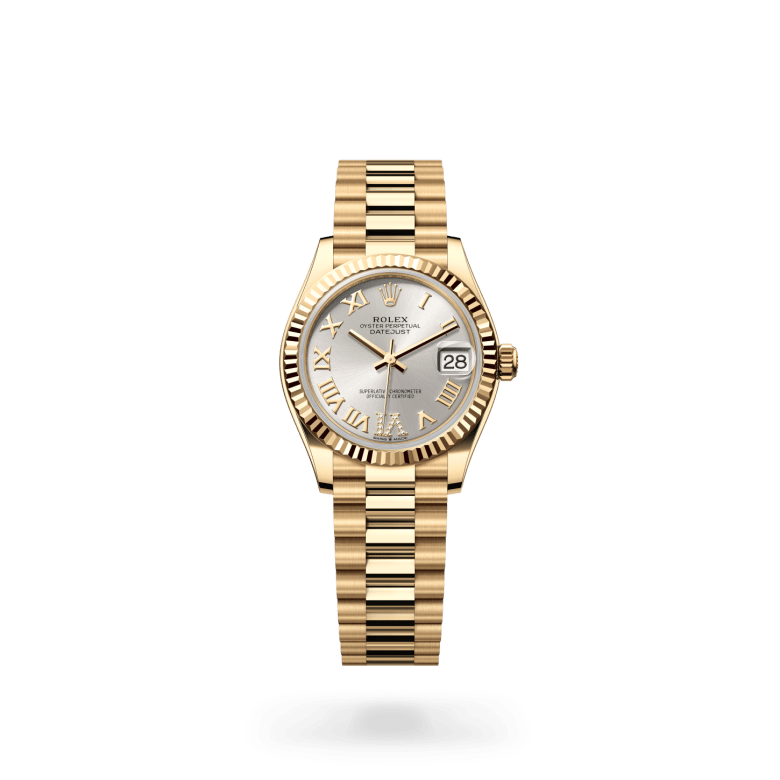 Rolex Datejust 31 Oyster, 31 mm, sarı altın M278278-0028