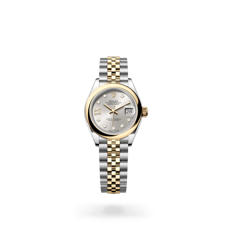 Rolex Lady-Datejust Oyster, 28 mm, Oystersteel çelik ve sarı altın M279163-0003