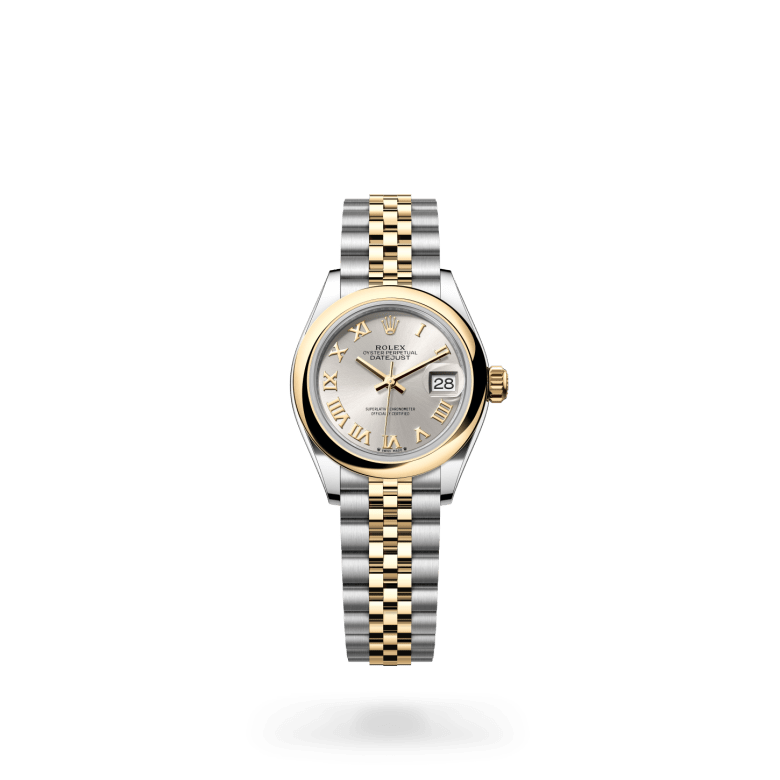 Rolex Lady-Datejust Oyster, 28 mm, Oystersteel çelik ve sarı altın M279163-0005