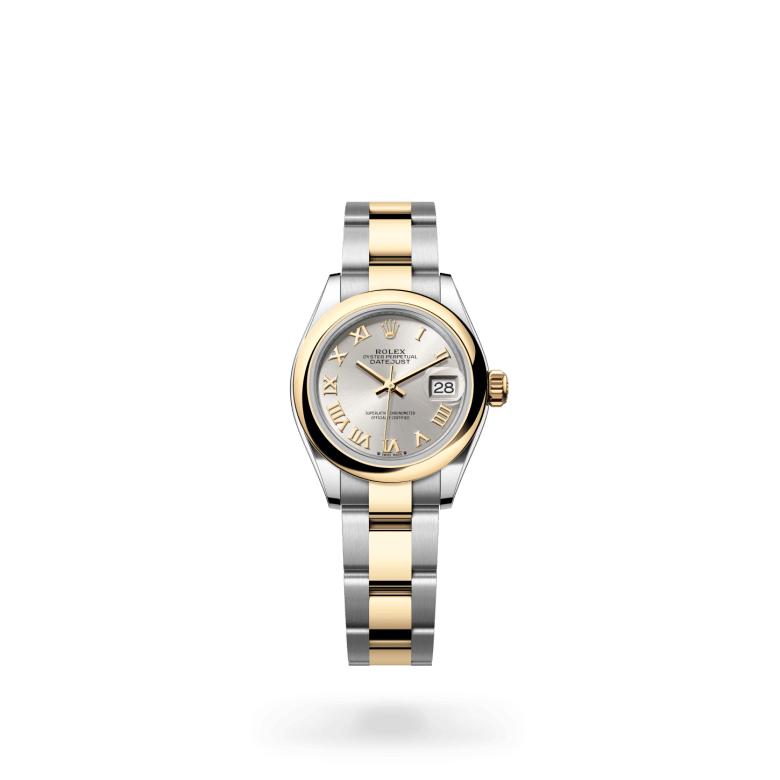 Rolex Lady-Datejust Oyster, 28 mm, Oystersteel çelik ve sarı altın M279163-0006