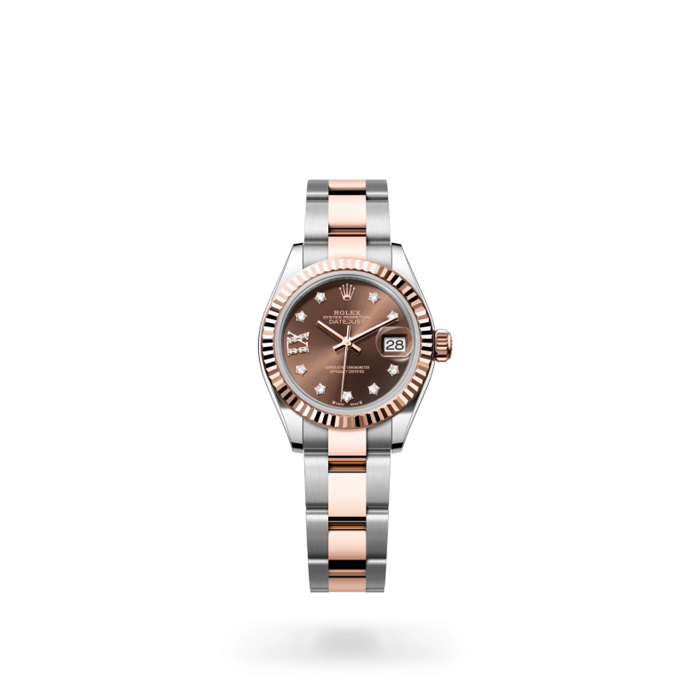Rolex Lady-Datejust Oyster, 28 mm, Oystersteel çelik ve Everose altın M279171-0004