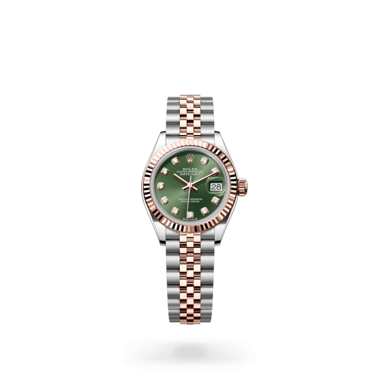 Rolex Lady-Datejust Oyster, 28 mm, Oystersteel çelik ve Everose altın M279171-0007