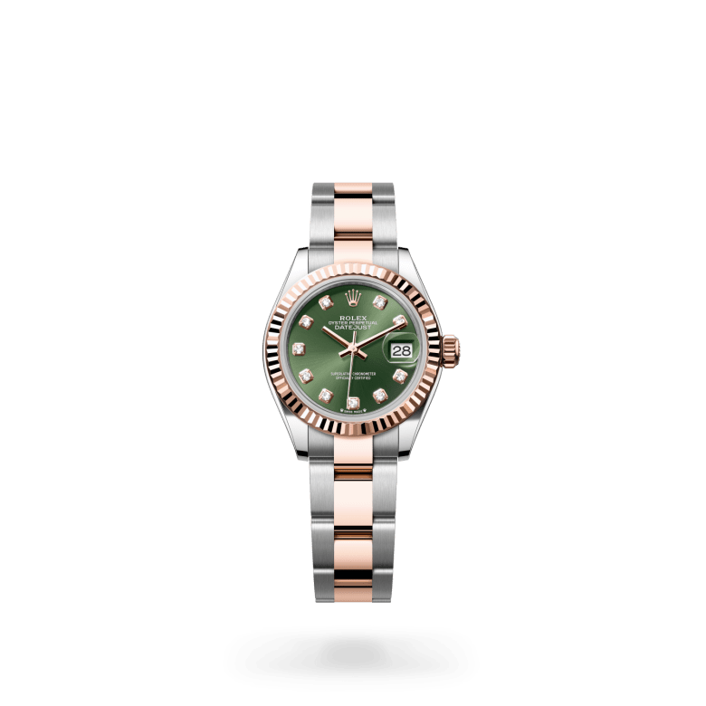 Rolex Lady-Datejust Oyster, 28 mm, Oystersteel çelik ve Everose altın M279171-0008