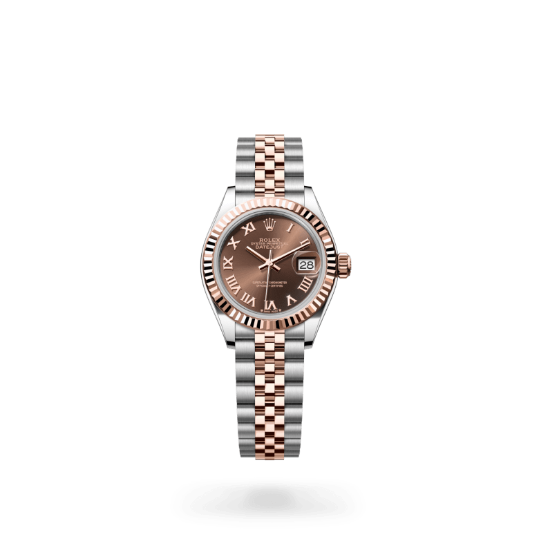 Rolex Lady-Datejust Oyster, 28 mm, Oystersteel çelik ve Everose altın M279171-0009