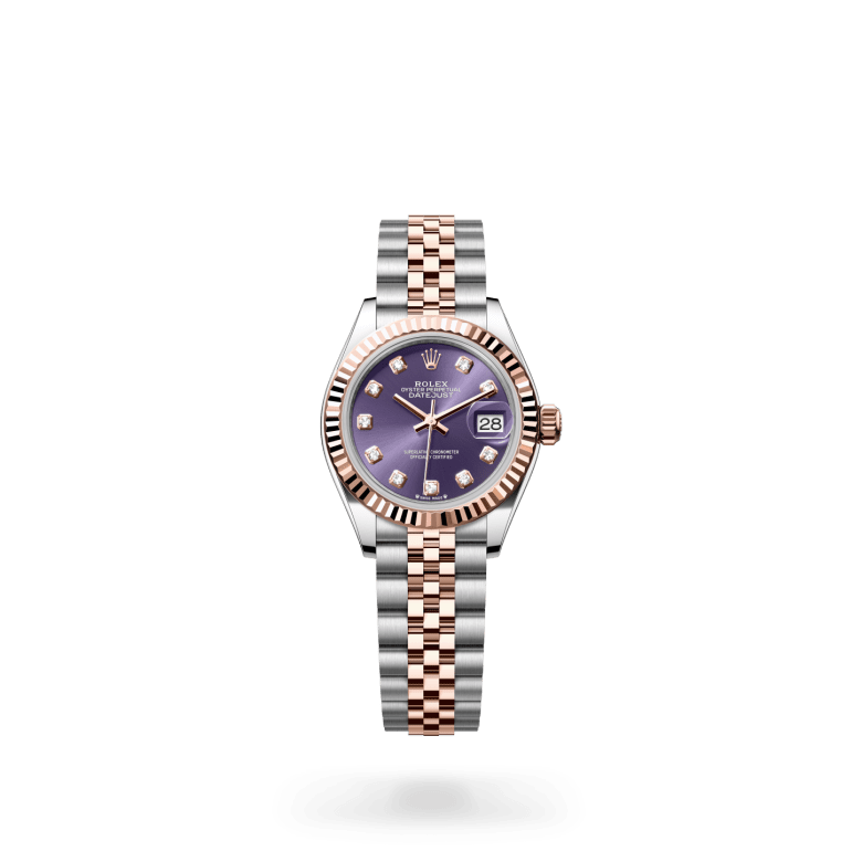 Rolex Lady-Datejust Oyster, 28 mm, Oystersteel çelik ve Everose altın M279171-0015