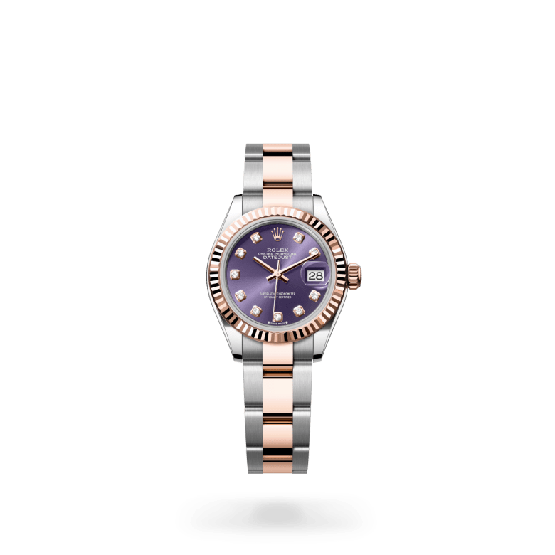 Rolex Lady-Datejust Oyster, 28 mm, Oystersteel çelik ve Everose altın M279171-0016