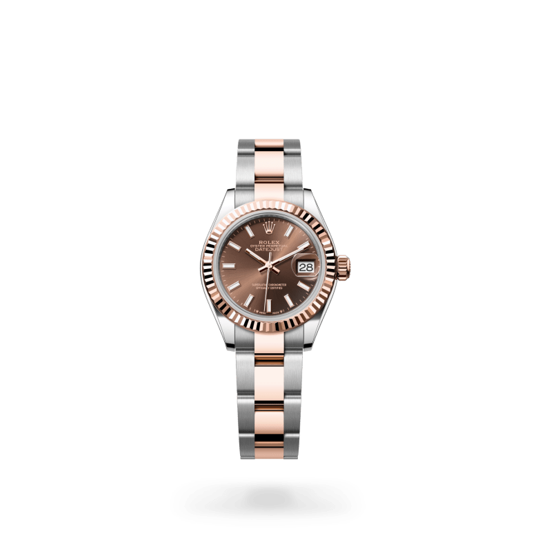 Rolex Lady-Datejust Oyster, 28 mm, Oystersteel çelik ve Everose altın M279171-0018