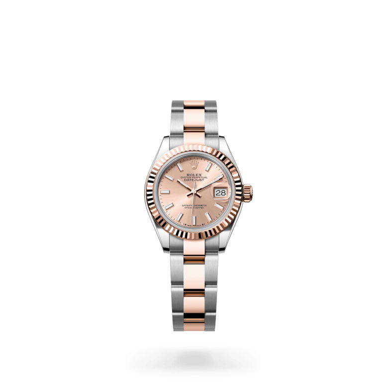 Rolex Lady-Datejust Oyster, 28 mm, Oystersteel çelik ve Everose altın M279171-0024
