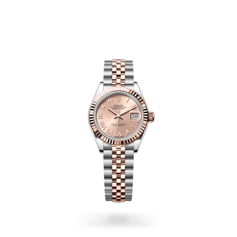 Rolex Lady-Datejust Oyster, 28 mm, Oystersteel çelik ve Everose altın M279171-0025