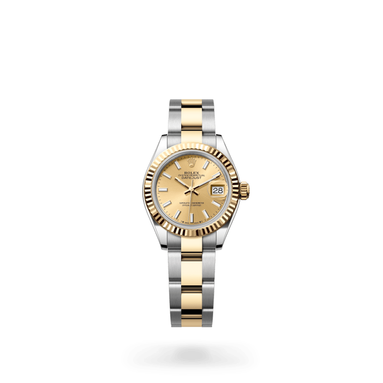 Rolex Lady-Datejust Oyster, 28 mm, Oystersteel çelik ve sarı altın M279173-0002