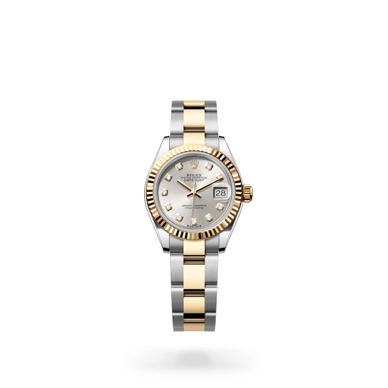 Rolex Lady-Datejust Oyster, 28 mm, Oystersteel çelik ve sarı altın M279173-0008