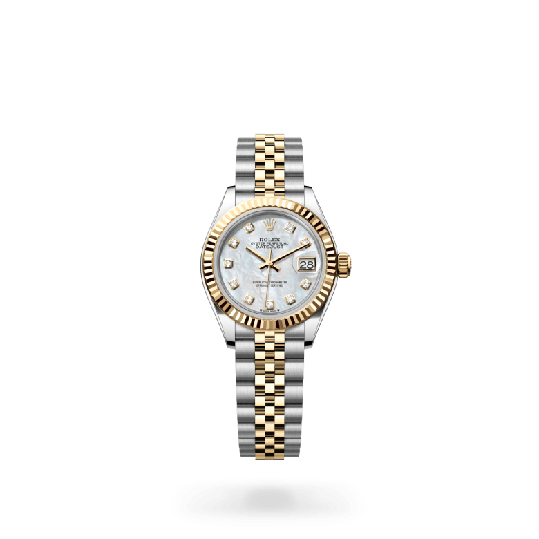 Rolex Lady-Datejust Oyster, 28 mm, Oystersteel çelik ve sarı altın M279173-0013