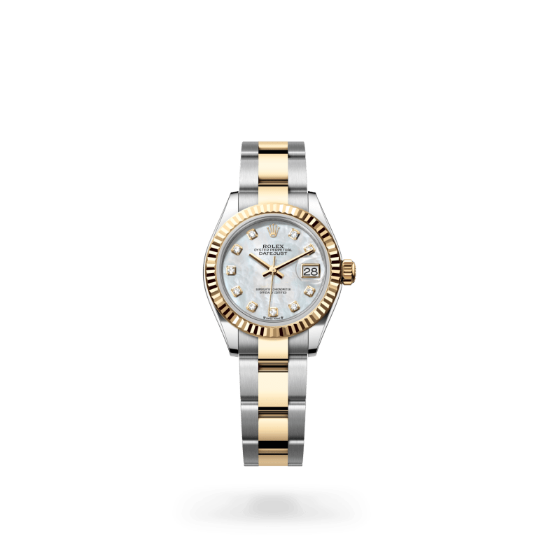 Rolex Lady-Datejust Oyster, 28 mm, Oystersteel çelik ve sarı altın M279173-0014