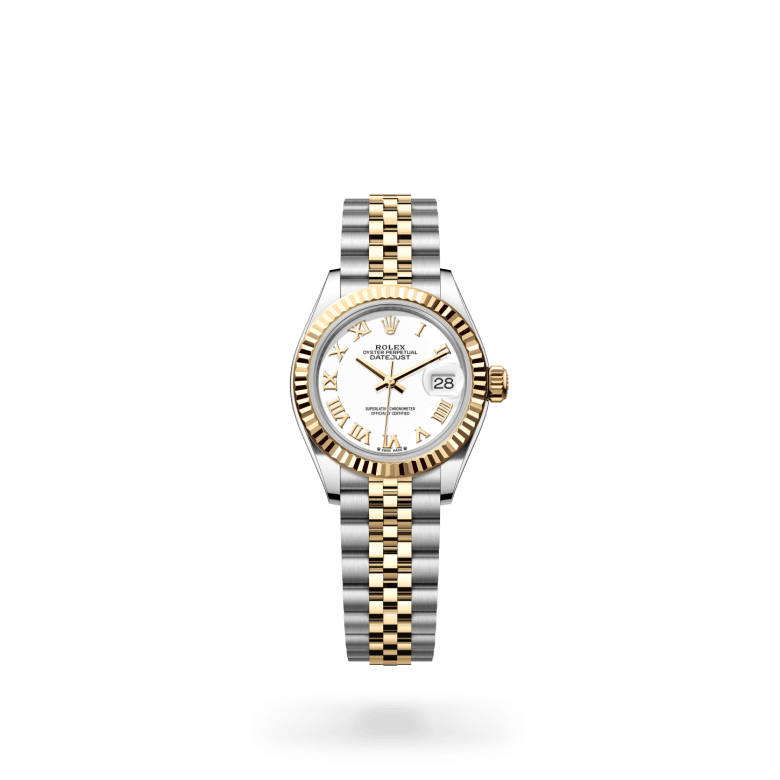 Rolex Lady-Datejust Oyster, 28 mm, Oystersteel çelik ve sarı altın M279173-0023