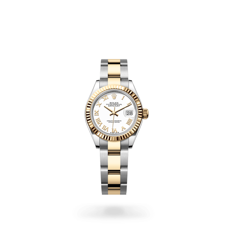 Rolex Lady-Datejust Oyster, 28 mm, Oystersteel çelik ve sarı altın M279173-0024