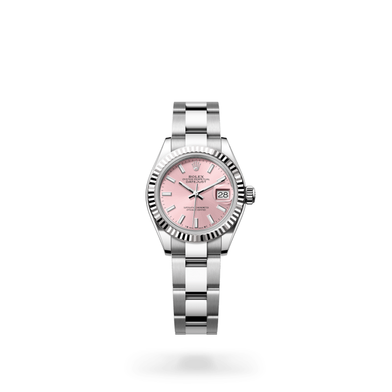 Rolex Lady-Datejust Oyster, 28 mm, Oystersteel çelik ve beyaz altın M279174-0002
