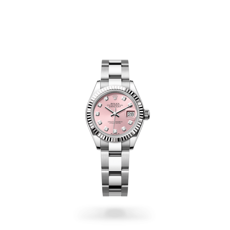 Rolex Lady-Datejust Oyster, 28 mm, Oystersteel çelik ve beyaz altın M279174-0004