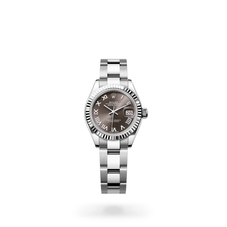 Rolex Lady-Datejust Oyster, 28 mm, Oystersteel çelik ve beyaz altın M279174-0014