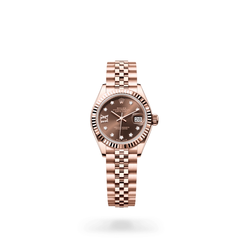 Rolex Lady-Datejust Oyster, 28 mm, Everose altın M279175-0004