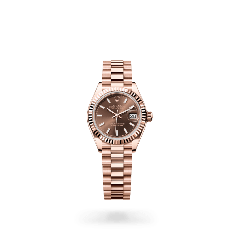 Rolex Lady-Datejust Oyster, 28 mm, Everose altın M279175-0007