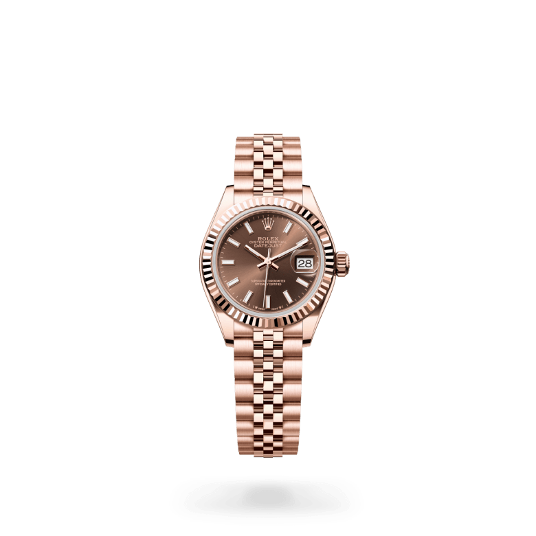 Rolex Lady-Datejust Oyster, 28 mm, Everose altın M279175-0008