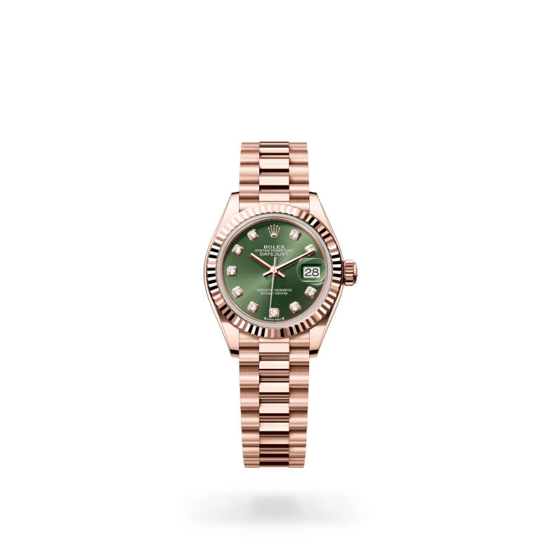 Rolex Lady-Datejust Oyster, 28 mm, Everose altın M279175-0009