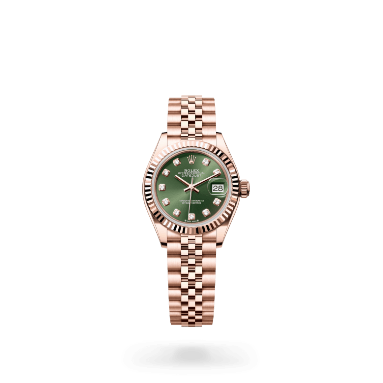 Rolex Lady-Datejust Oyster, 28 mm, Everose altın M279175-0013