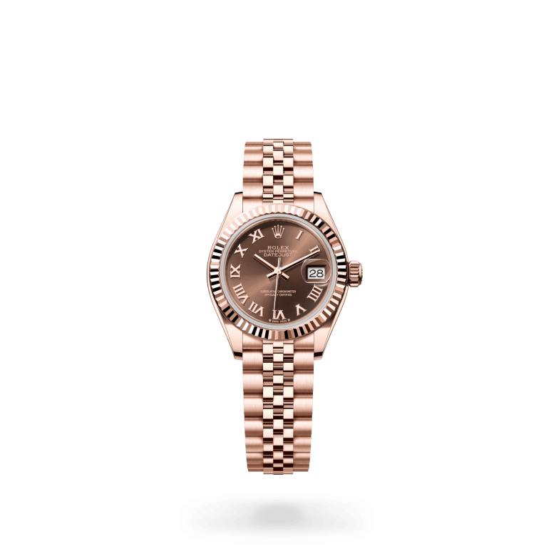 Rolex Lady-Datejust Oyster, 28 mm, Everose altın M279175-0015