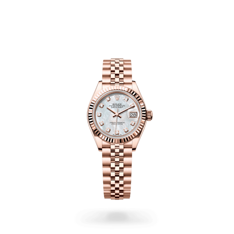 Rolex Lady-Datejust Oyster, 28 mm, Everose altın M279175-0018